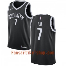 NBA Brooklyn Nets Trikot Jeremy Lin 7 Nike 2017-18 Schwarz Swingman - Herren